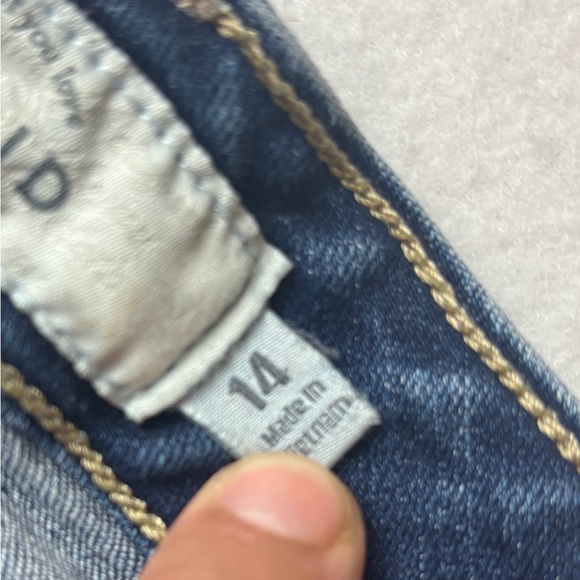 Torrid Blue Distressed Straight Leg Jeans - Picture 5 of 6